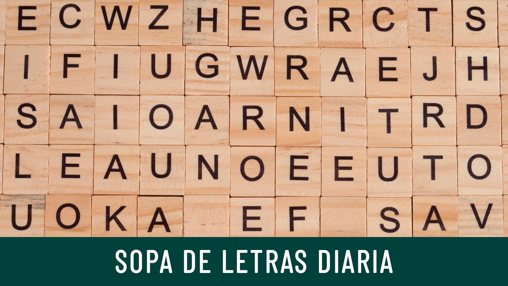 Sopa de letras diaria