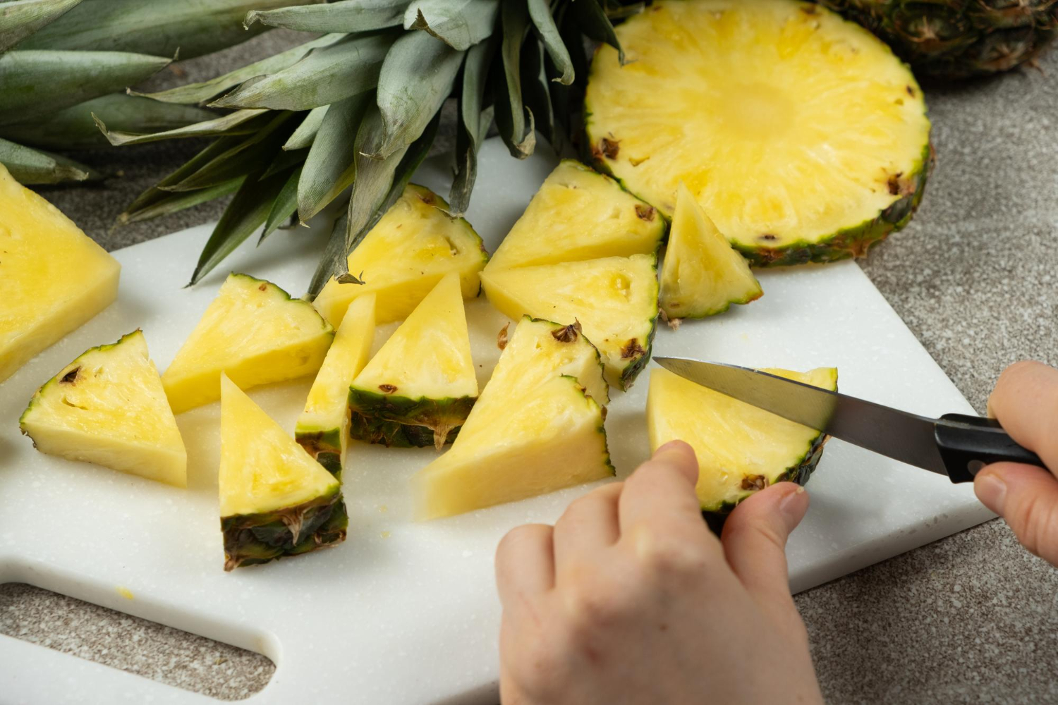 Puzzle Comiendo piña