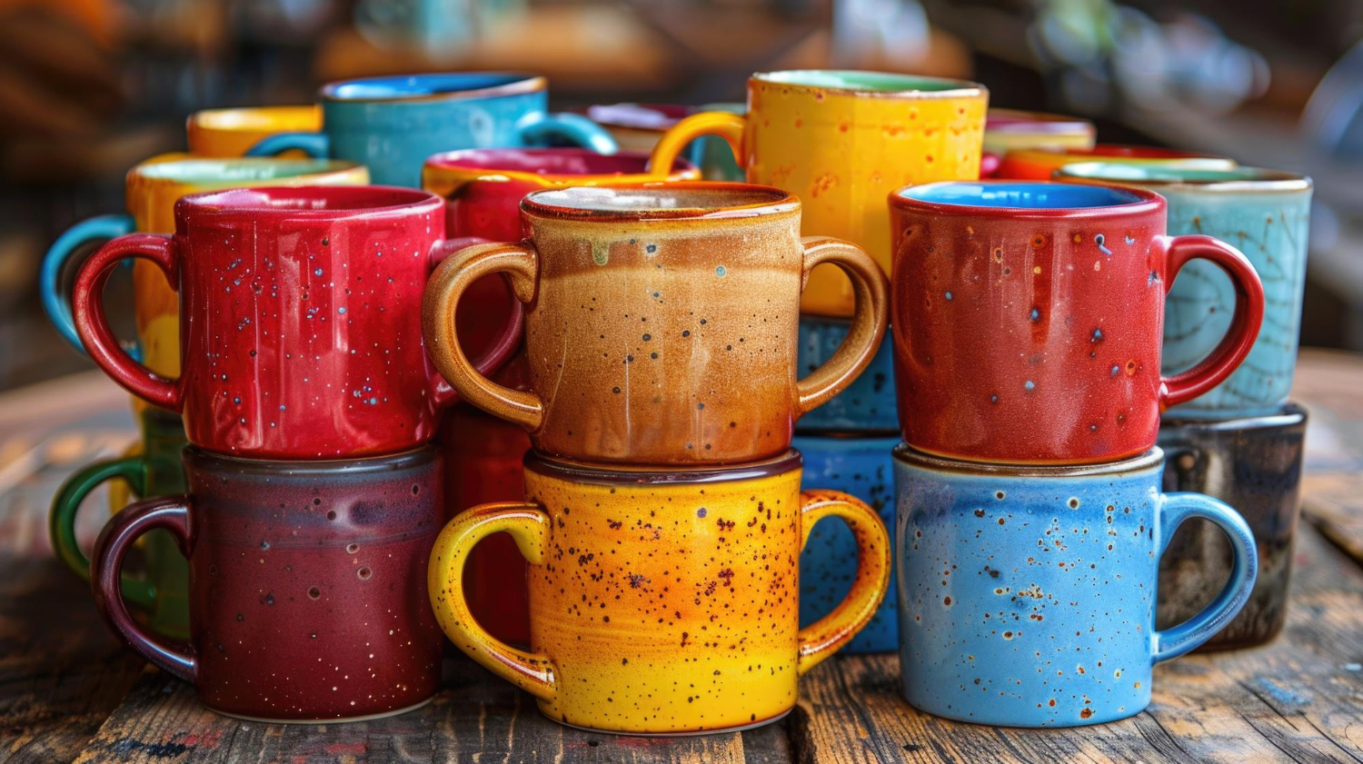 Puzzle Tazas de colores