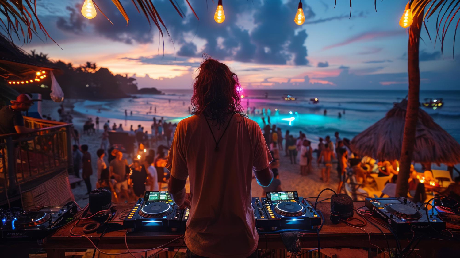Puzzle Música en la playa