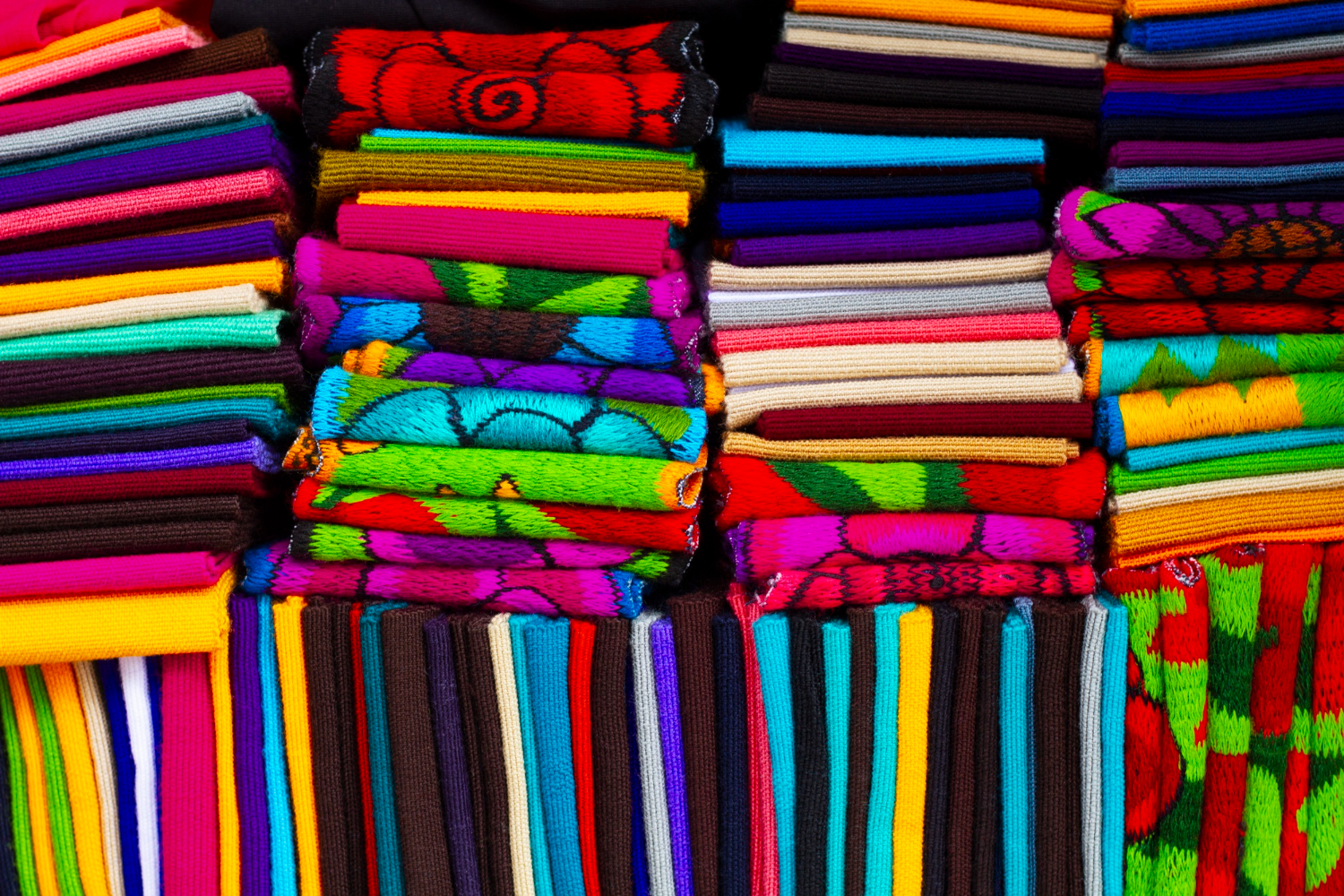 Puzzle Telas de colores