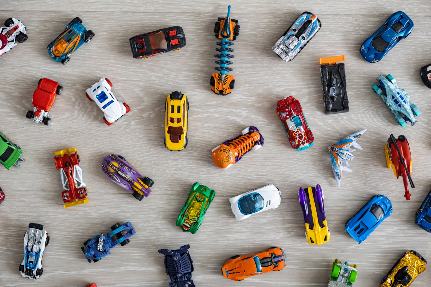 Puzzle Coches de juguete
