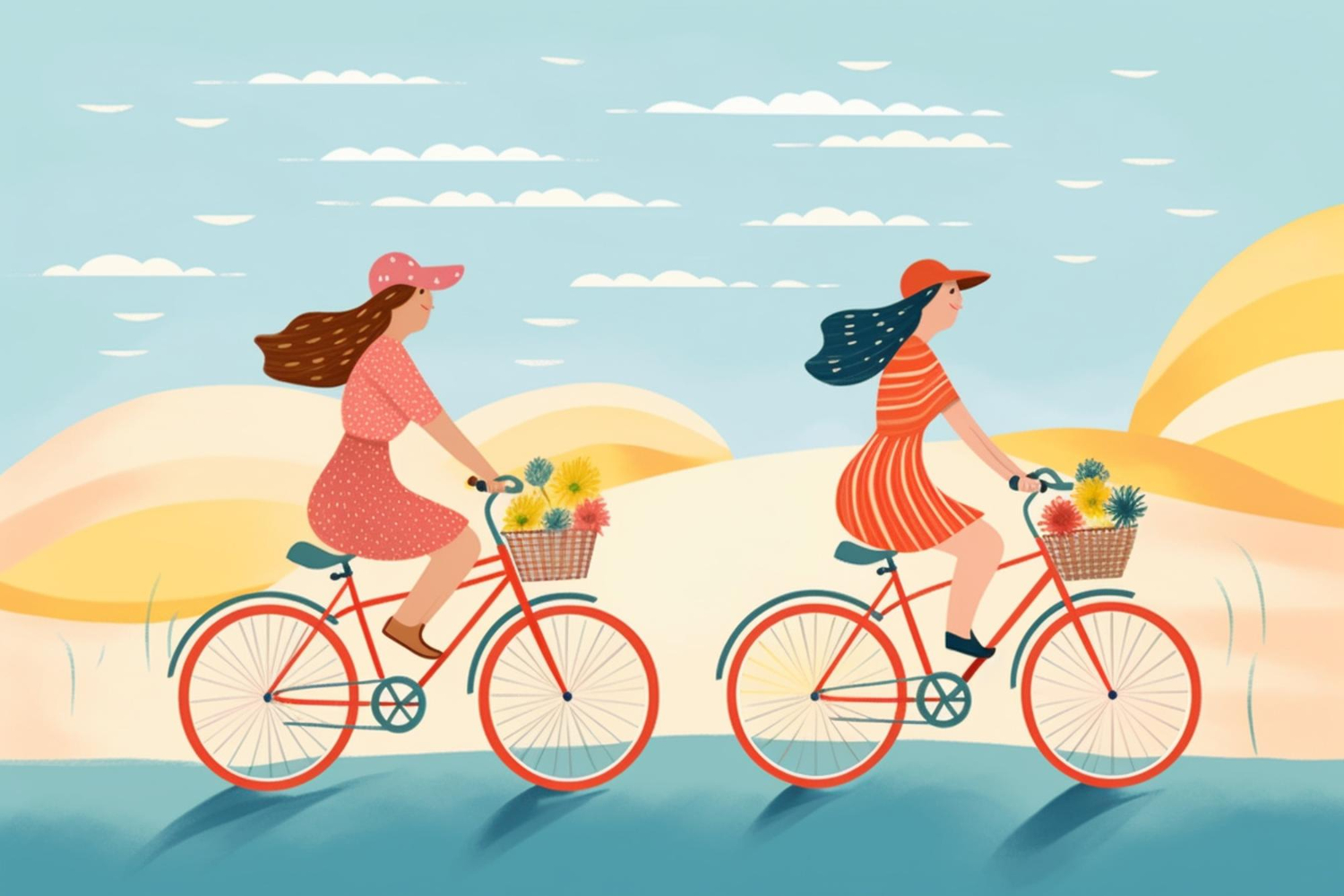 Puzzle Paseo en bici