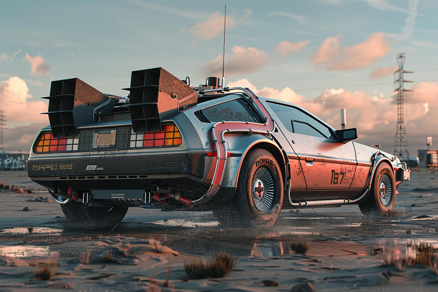 Puzzle Delorean