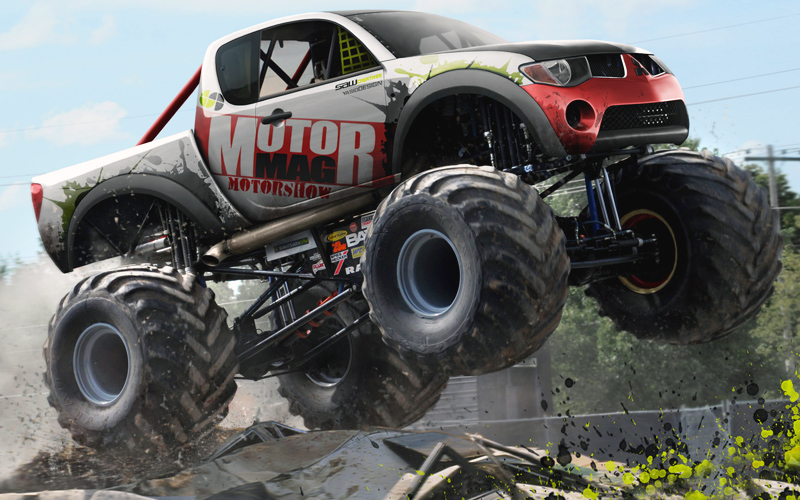 Puzzle Mitsubishi monster truck