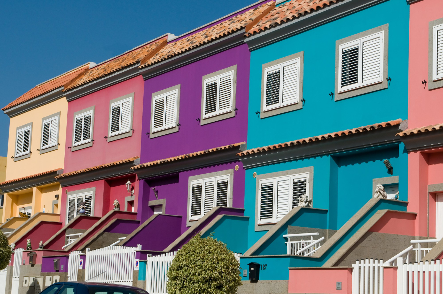 Puzzle Casas de colores