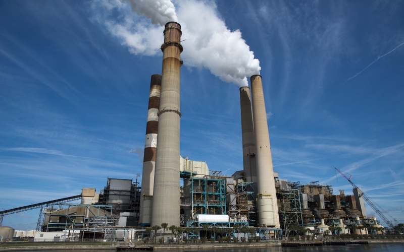 Puzzle Chimeneas planta eléctrica