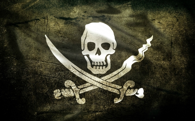 Puzzle Bandera pirata