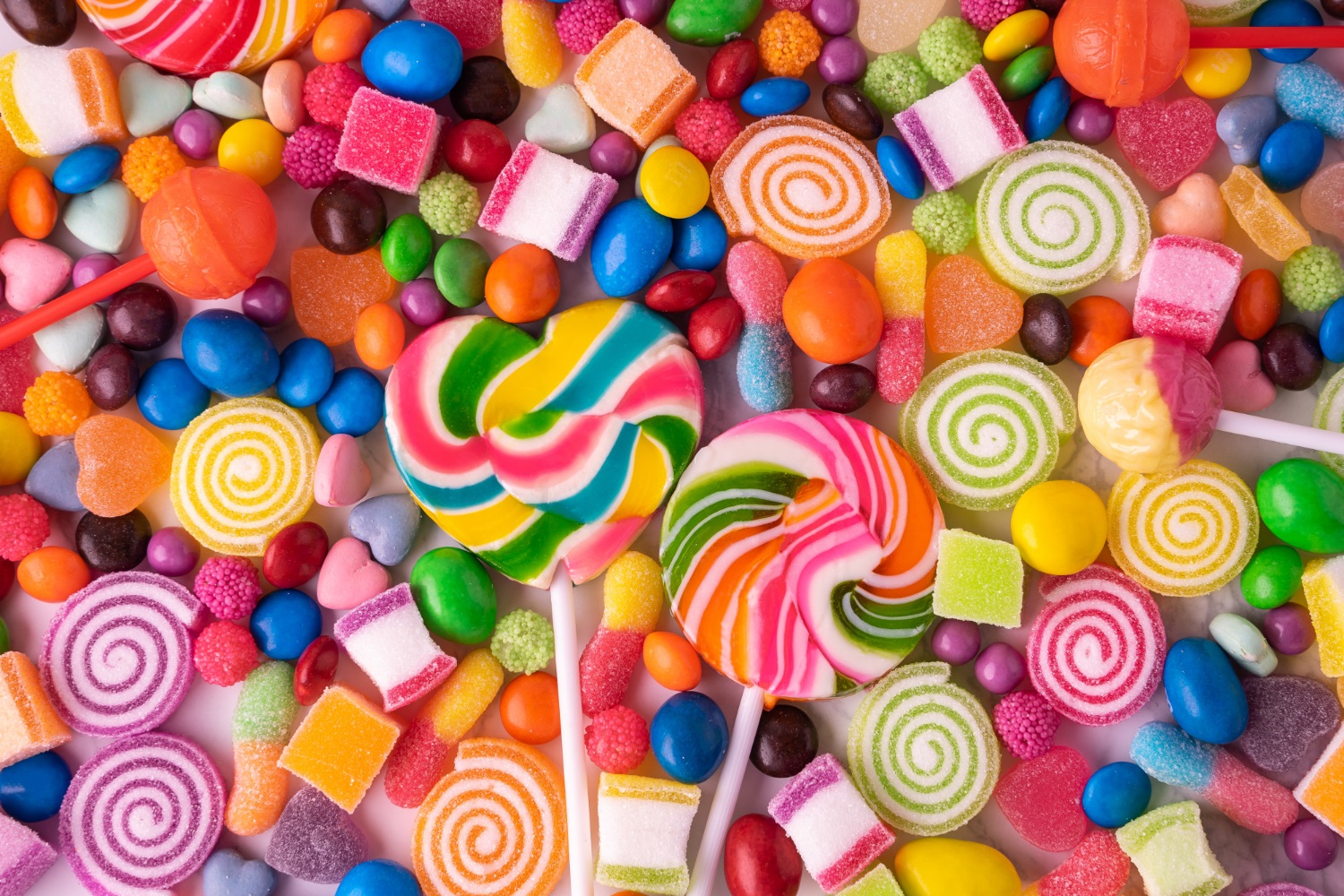 Puzzle Golosinas de colores