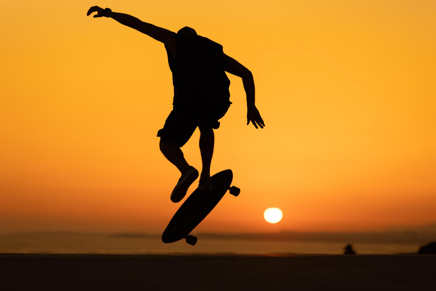 Puzzle Skater al atardecer