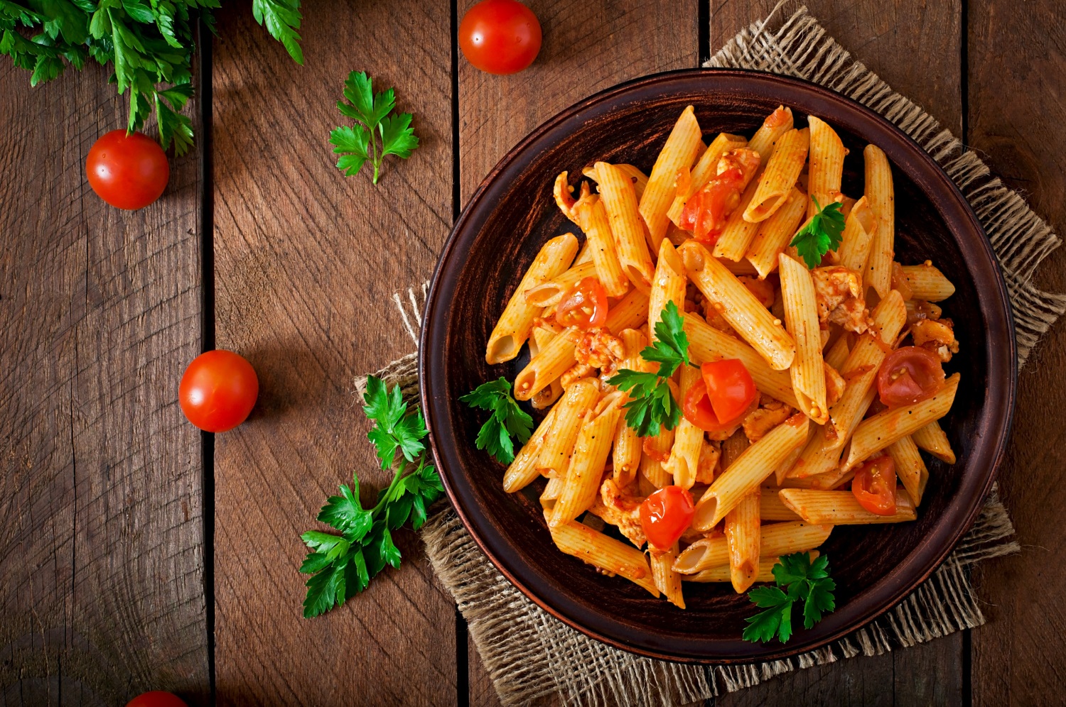 Puzzle Macarrones con tomate