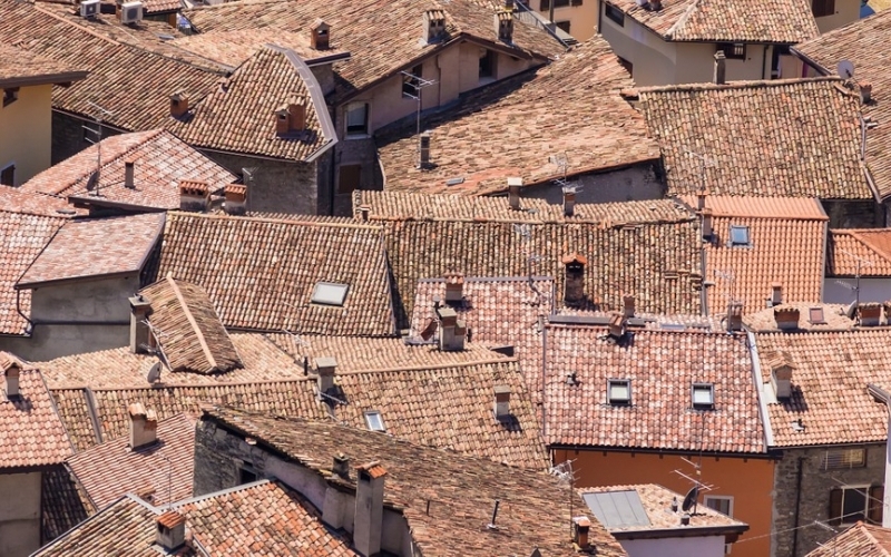 Puzzle Tejados de pueblo