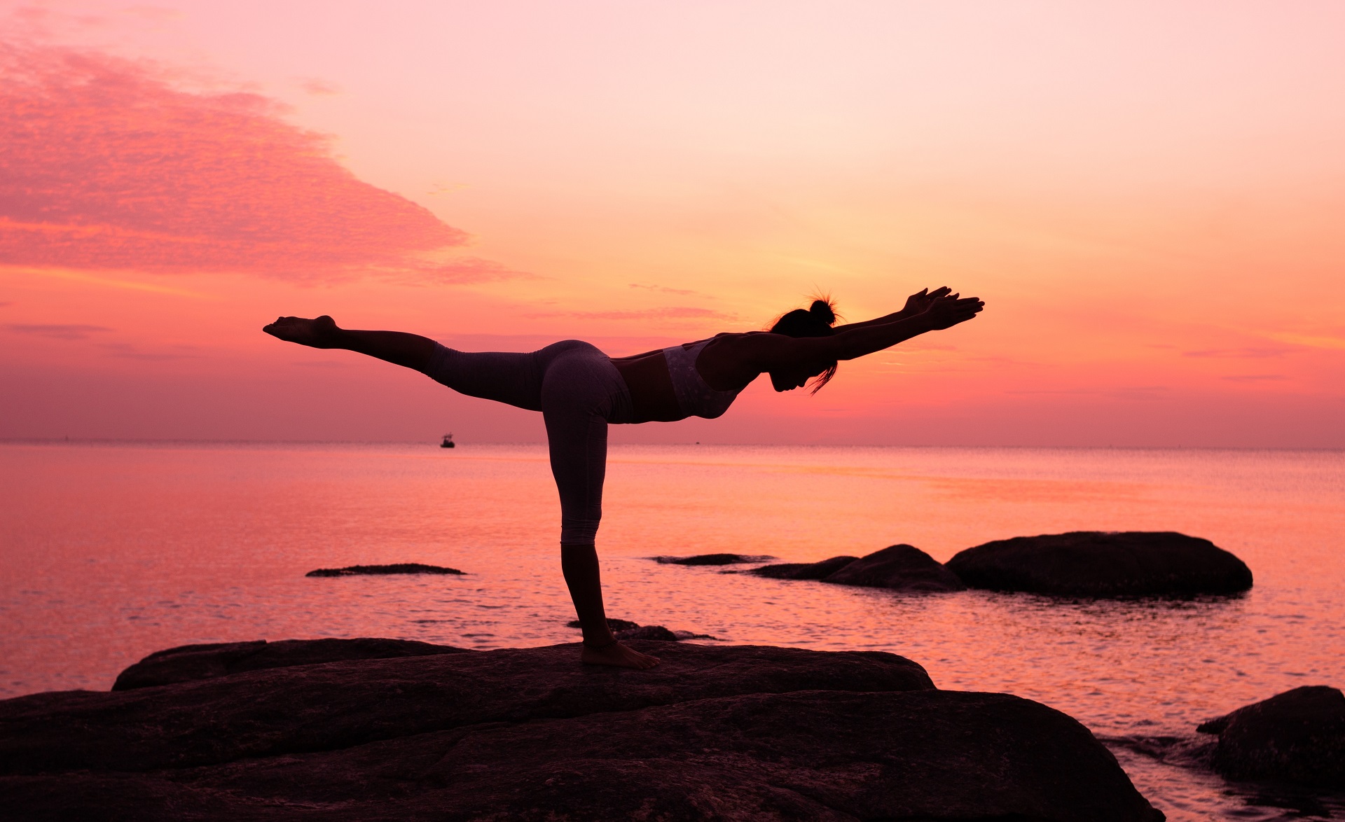 Puzzle Yoga en la playa